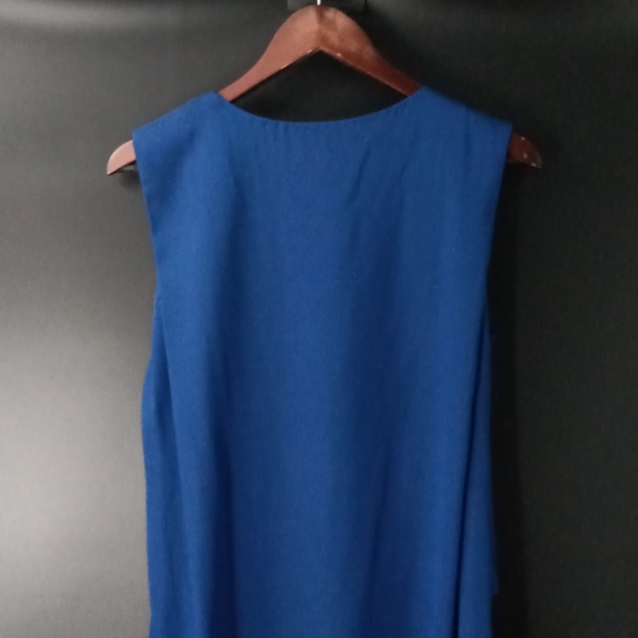 3.1 Phillip Lim Silk Royal Blue Sleeveless Mini Dress - Picture 7 of 9